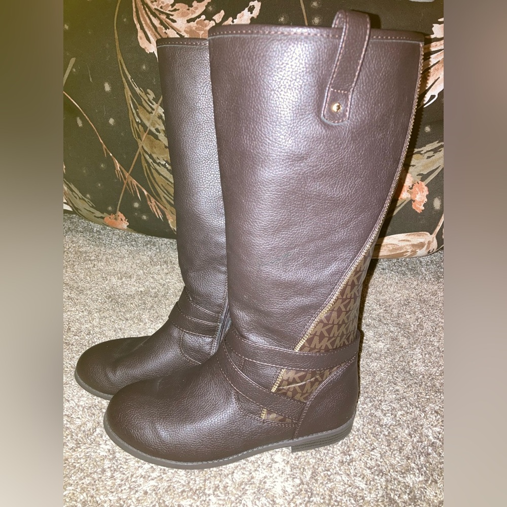 Michael Kors Women's Dark Brown Over the Knee Boots